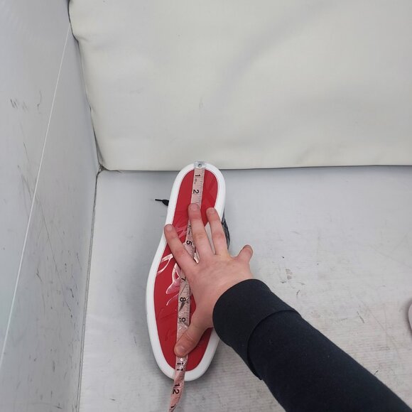 Christian Louboutin MENS Rantulow Orlato Crocodile Black Patent Sneaker - Picture 6 of 10